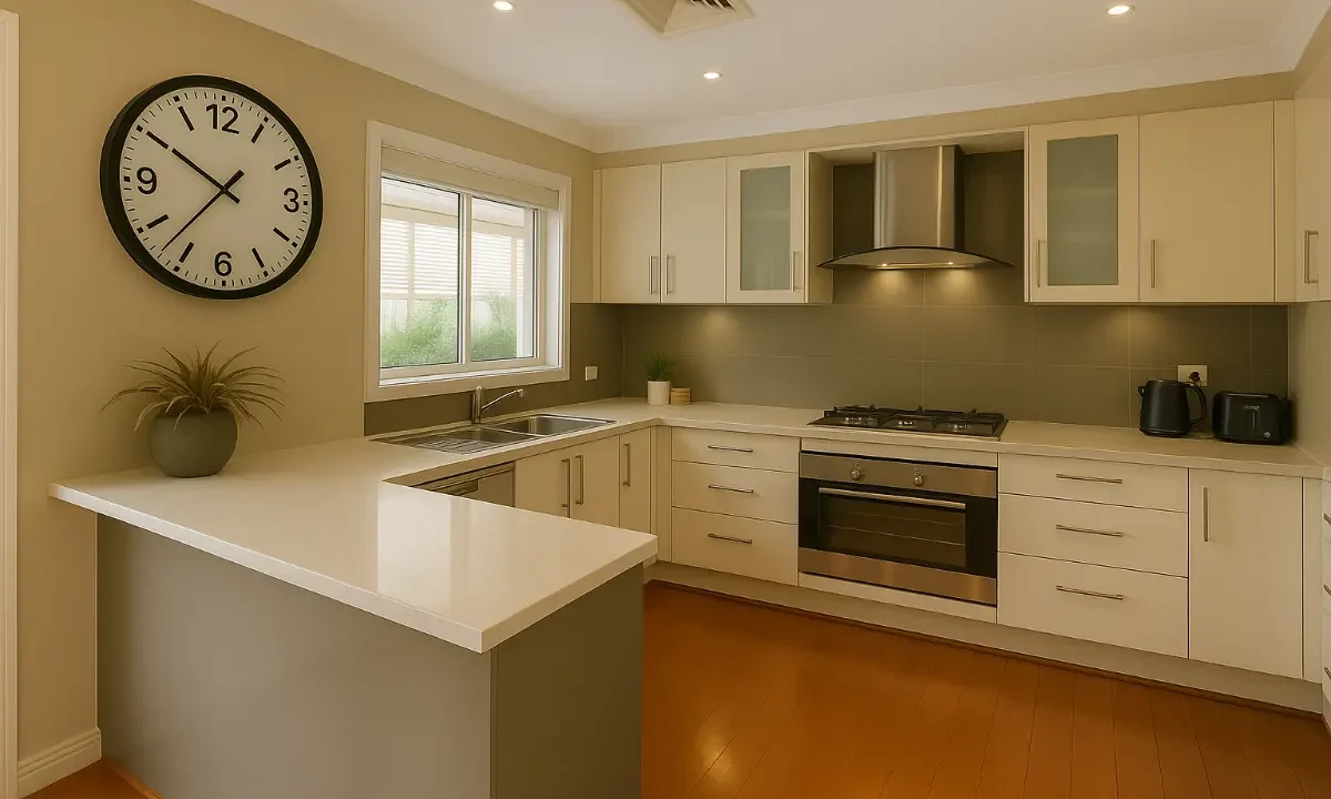 G Shape Modular kitchen interior